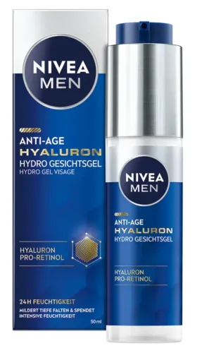 NIVEA MEN, NIVEA MEN Anti-Age Hyaluron Gesichtsgel 50 ml