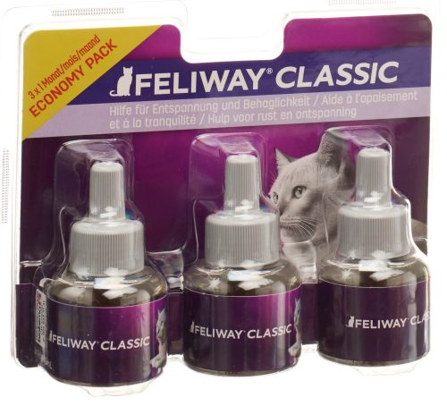 FELIWAY, Feliway Classic 3x48ml Nachfüllflakon Vorteilspack zur Beruhigung