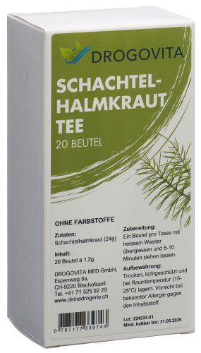 Drogovita Schachtelhalm Tee (20 Beutel)