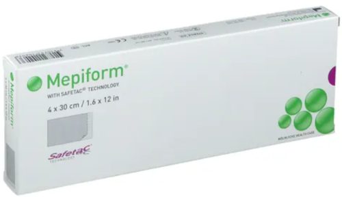 Mepiform Selbshaftend Verband zur Reduzierung von Narben, 4x30cm (5 Stk)