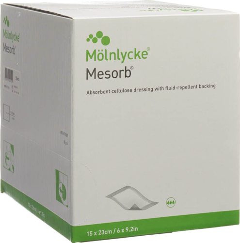 Mesorb absorbierender Verband 15x23cm steril (50 Stk)
