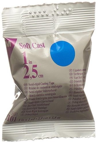 3M, 3M Scotchcast Softcast 2.5cmx1.8m blau