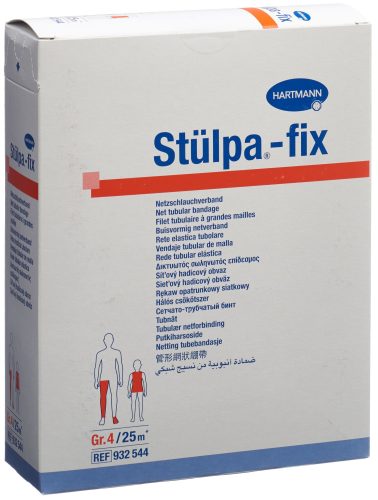 Stülpa-fix Netzverband Grösse 4 Bein Rolle (25m)