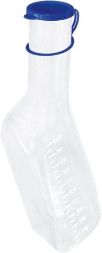 GRIBI Urinflasche 1 Liter Männer, Polypropylen mit Deckel graduiert (1 Stk)