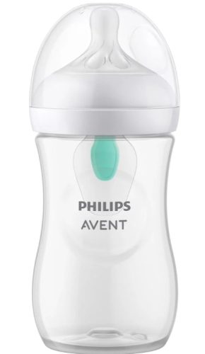 Philips Avent Natural Response Babyflasche mit Airfree Ventil, 260ml ,1M+ (1 Stk)