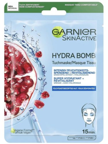 GARNIER SkinActive, GARNIER SkinActive Hydra Bomb Tuchmaske Granatapfel (28g)