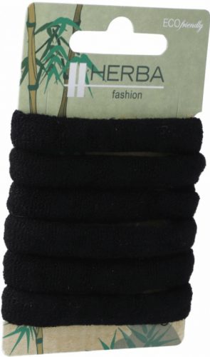 HERBA, Herba.Ecofriendly Haarbinder, braun, &Oslash; 5 cm, 6 Stk