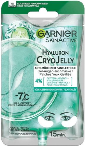 Garnier - SkinActive Hyaluron Cryo Jelly Anti-Müdigkeit Gel-Augen-Tuchmaske, 5 g