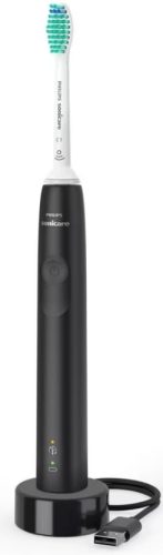 Philips Sonicare, Philips Sonicare - Elektrische Zahnbürste mit Schalltechnologie, One Size, Schwarz