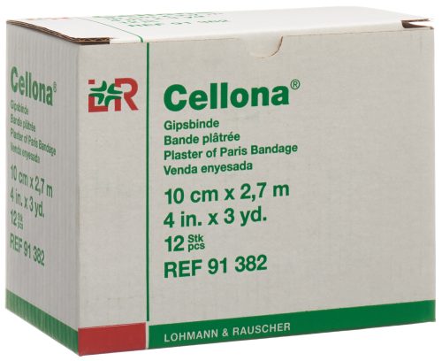 Cellona Gipsbinden, 2.75mx10cm, feincremig (12 Stk)