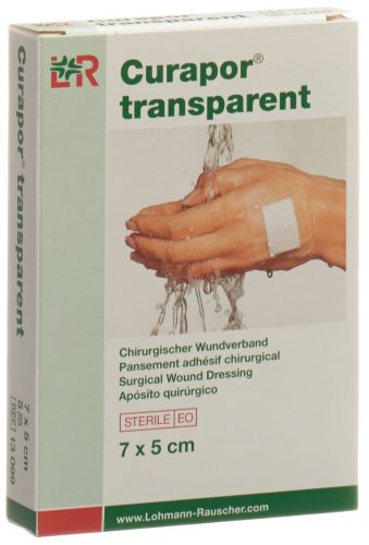 Curapor transparent Wundverband, 7x5cm (50 Stk)