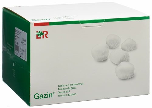 Gazin Set 5 Tupfer, Grösse 3, mit Röntgenkontrastfaden, steril (25 Stk)