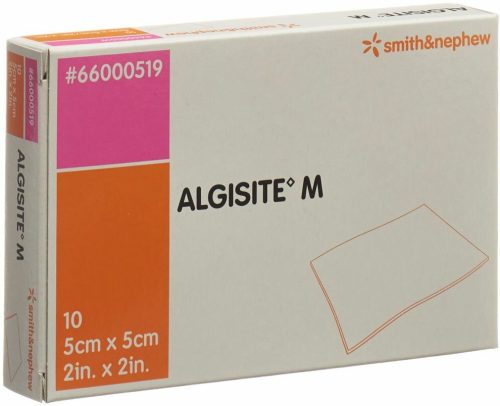 ALGISITE M Alginat Kompressen, 5x5cm (10 Stk)