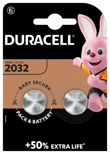 DURACELL, DURACELL Knopfbatterie Specialty DL2032 B2 CR2032, 3V 2 St&uuml;ck