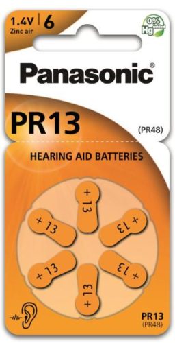 Panasonic Hörgerät Batterien 13 (6 Stk)