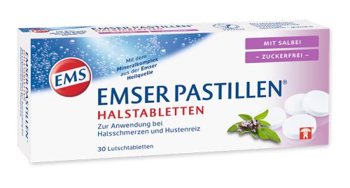 Emser, EMSER Pastillen zuckerfrei mit Salbei 30 Stk