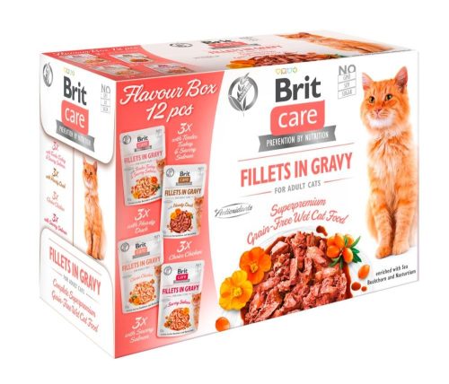 Brit, Brit Care Nassfutter Katze Adult Filets in Sauce Multipack 12x85 g