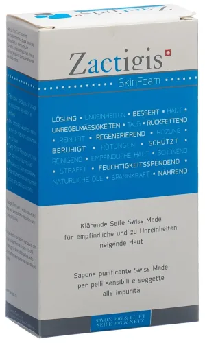 Zactigis SkinFoam klärende Seife (90g)