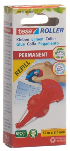 tesa, TESA Kleberoller Refill ecoLogo 591100000 perm. 8.4mmx14m