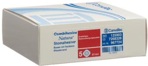 ConvaTec Natura Flexibel Basisplatte 57mm weich porös Rd (5 Stk)