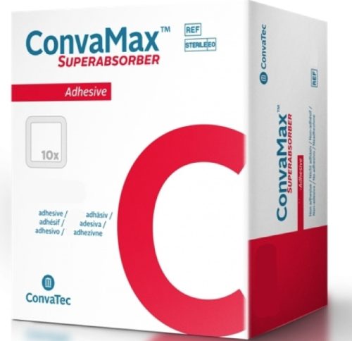 ConvaMax Superabsorber, 7.5x7.5cm, adhäsiv (10 Stk)