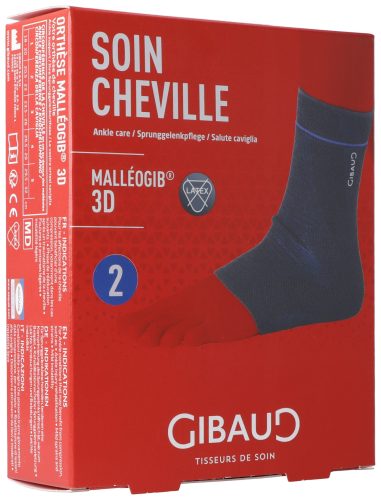 GIBAUD Malleogib 3D Sprunggelenkbandag Grösse2, 20-23cm (1 Stk)