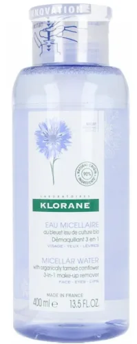 KLORANE - Mizellenlotion 3-in-1, Bio-Kornblume, 400 ml