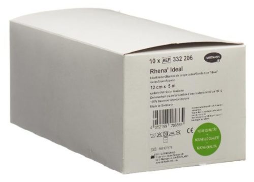 Rhena Ideal Elastische Binde 12cmx5m weiss (10 Stk)