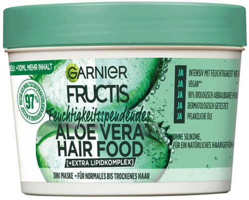 Garnier, Garnier Fructis Aloe Vera Hair Food 3in1 Maske Haarkur & -maske 400 ml