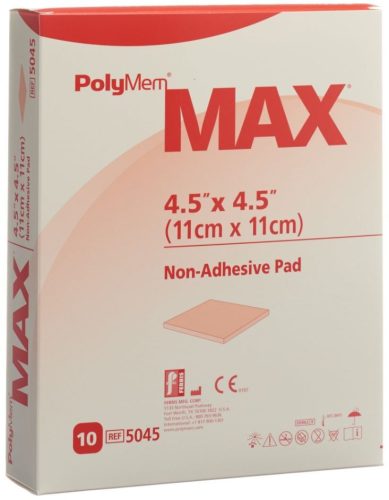 PolyMem MAX Superabsorber 11x11cm non Adhesive steril (10 Stk)