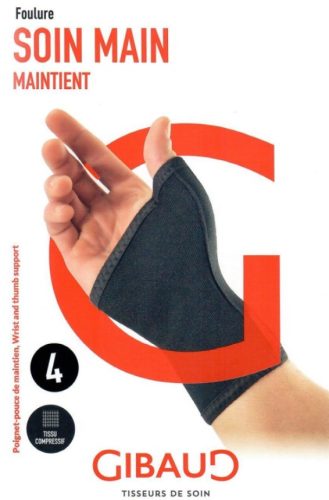 Gibaud Handgelenk-Daumenbandage anatomisch Gr1 14-15cm (1 Stück)