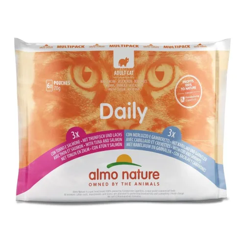 almo nature, Almo nature Daily Multipack 6x70g Fischauswahl