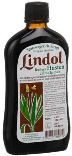 Lindol Spitzwegerich Flasche (210ml)