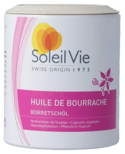 Soleil Vie Borretschöl Kapseln 694mg kaltgepresst (90 Stk)