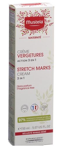 Mustela -  Schwangersch Streif Cr, Schwangerschaftsstreifen Creme, 150  ml