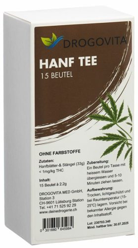 undefined, Drogovita Hanftee in Filterbeutel (15 Stk)