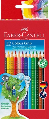 Faber-Castell, FABER-CASTELL Farbstifte Colour GRIP 112412 12 Farben