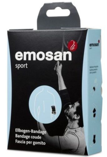Emosan sport Ellbogen-Bandage M, Umfang Ellbogen 23-27cm (1 Stk)