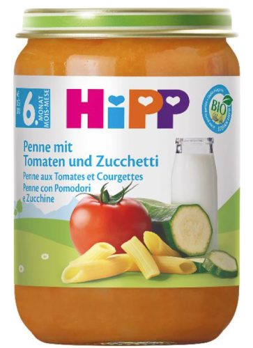 Hipp Bio Penne mit Tomaten und Zucchetti (190g)
