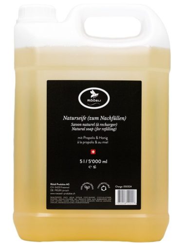 RÖÖSLI Naturseife mit Propolis & Honig (5 Liter)