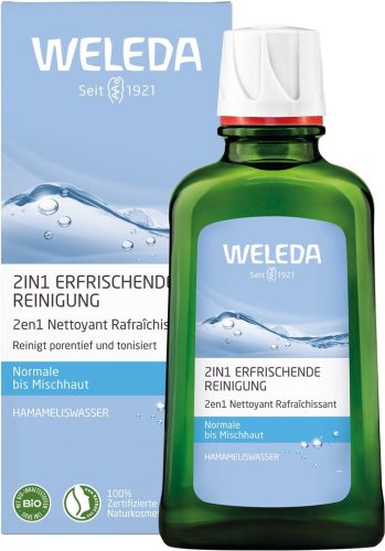 Weleda, Weleda Hamamelis 2in1 Erfrischende Reinigung Gesichtscreme 100 ml