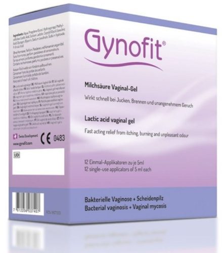 Gynofit, GYNOFIT Milchs&auml;ure-Gel Vaginalgel 12 x 5 ml
