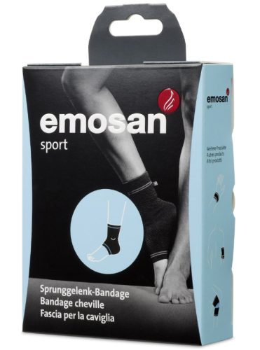 Emosan Sport Sprunggelenk-Bandage, Grösse L, 24-26cm (1 Stk)