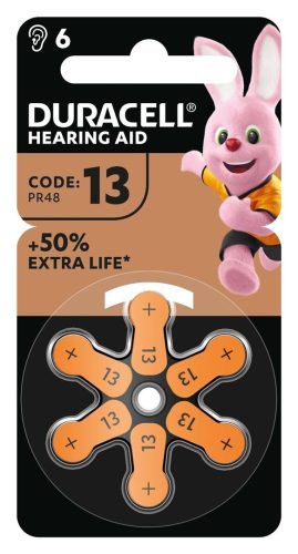 Duracell, Duracell Batterie EasyTab 13 Zinc Air D6 1.4V
