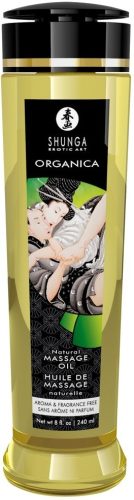 Shunga, Shunga Organica Massage Oil[Transparent-240-ml], Neutral - Amorana