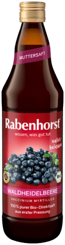 Rabenhorst Waldheidelbeere Muttersaft Bio (750ml)
