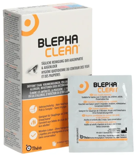 Blephaclean Reinigungstücher steril, einzeln verpackt (20 Stk)