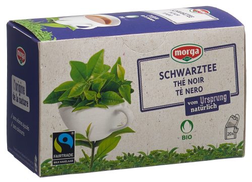 Morga Schwarztee Beutel Bio Fairtrade (20 Stk)