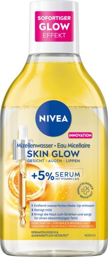 Nivea, Nivea - Face Cleansing Skin Glow Serum Mizellenwasser, 400 ml