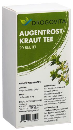 DROGOVITA Augentrost-Tee (20 Beutel)